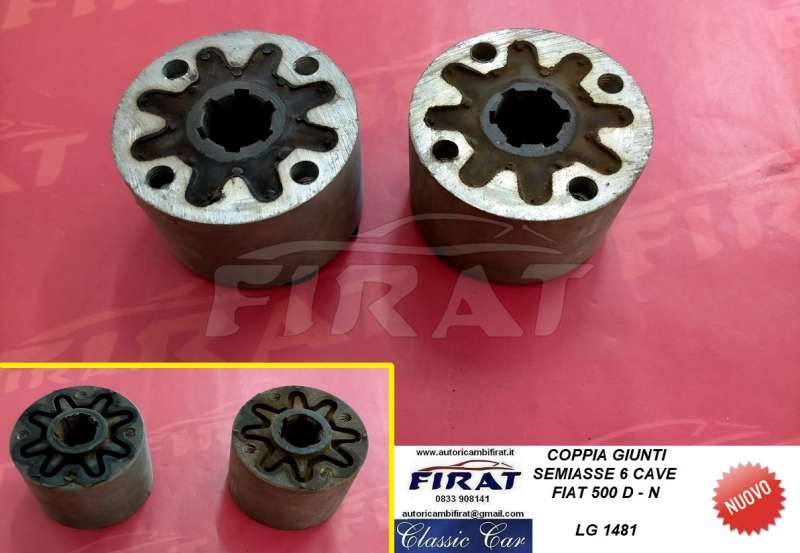 GIUNTO SEMIASSE FIAT 500 D 6 CAVE (1481)